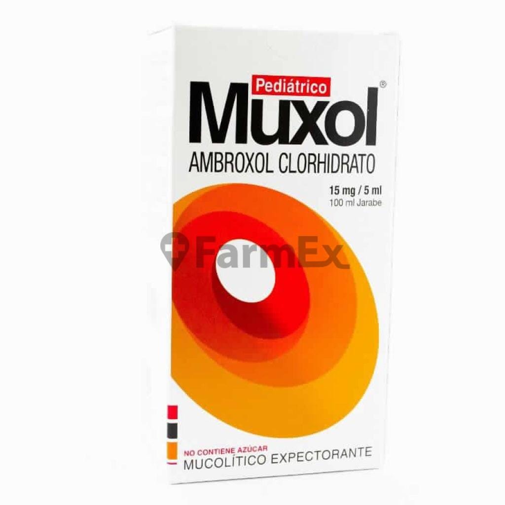 Muxol Pediátrico 15 mg / 5mL x 100 mL Farmex-Fonasa-Persistente